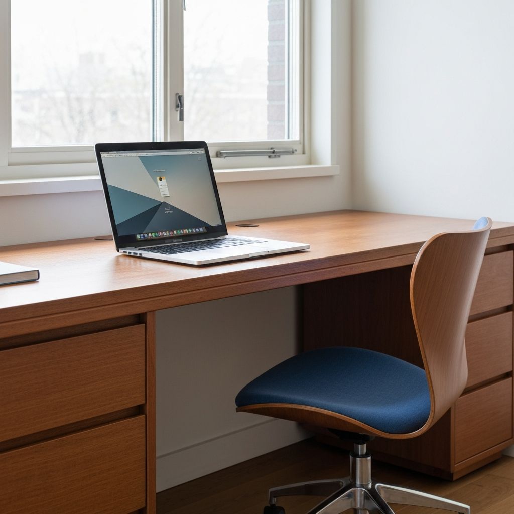 Ergonomic workspace detail